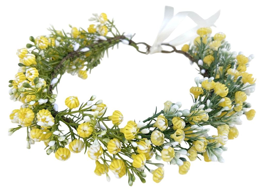 Braut-Haarreif mit künstlichen Blumen, Schnürdesign, minimalistisches Haaraccessoire für Hochzeitsfeiern