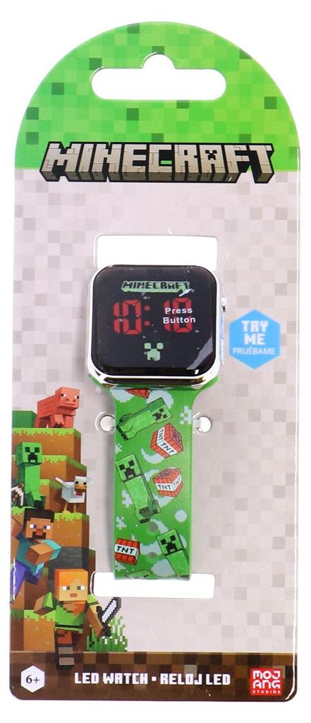 Zegar LED dla dzieci Minecraft Zdjęcie produktu 