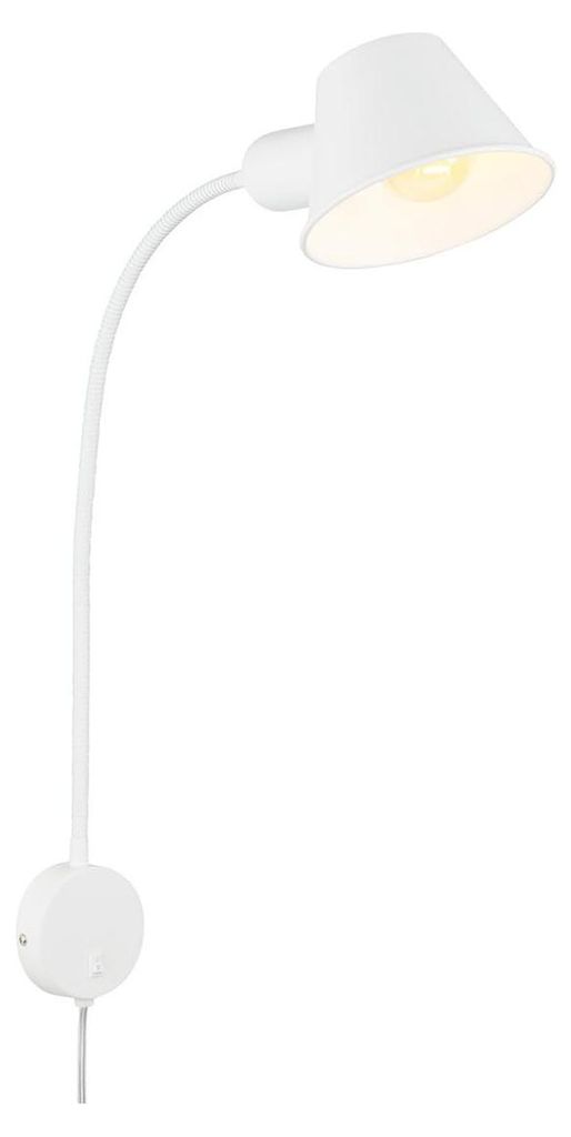 Bettlemp, verstelbare leeslamp, 1xE27, 10W, wit, voor de Productafbeelding 