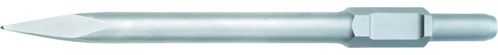 Pointerolle marteau-piqueur à emmanchement hexagonal 30mm en acier - 5