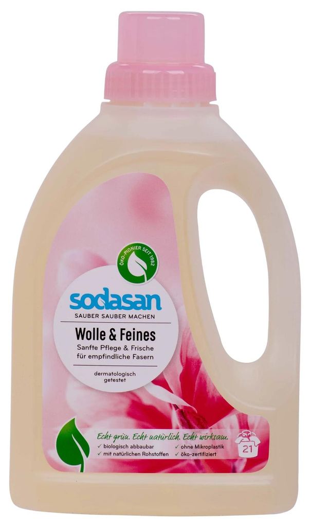 Płyn do prania wełny, płyn do delikatnych tkanin, 750ml Zdjęcie produktu 