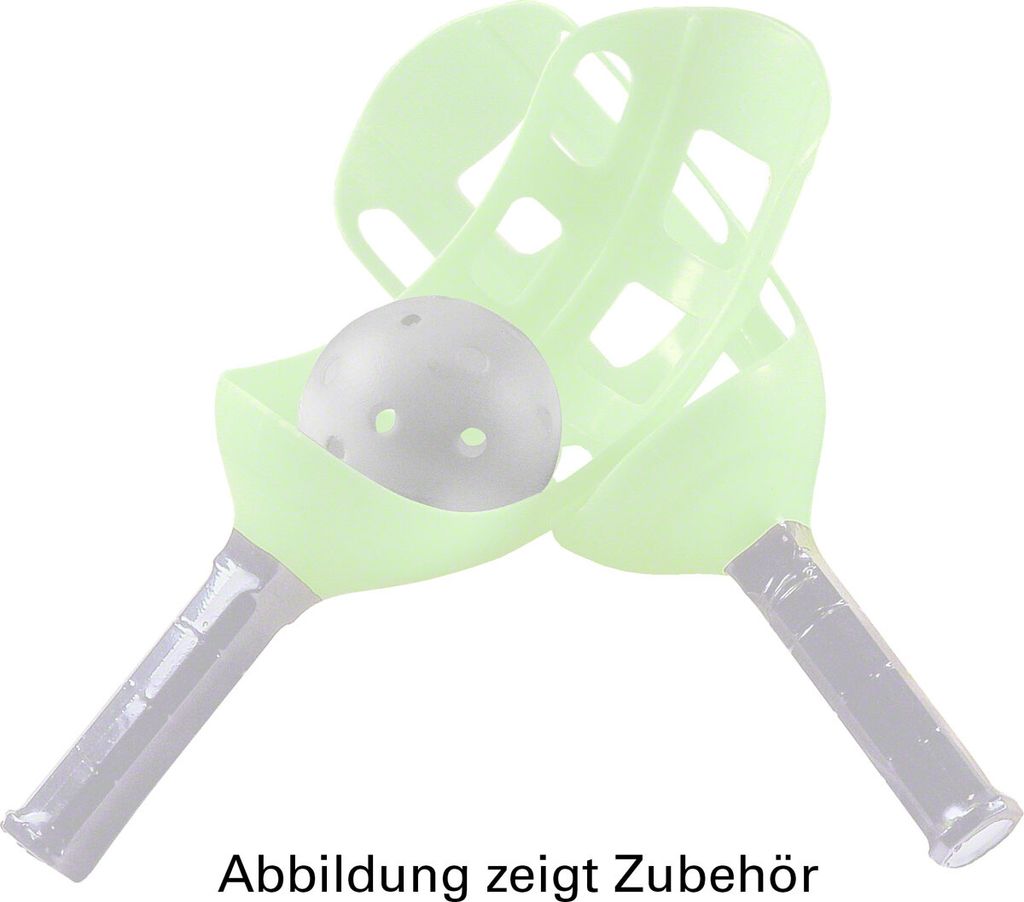 Pickleball, Wiffle Ball Kunststoff Baseball Übungsball, Scoopball Fangspiel, Fangballspiel, Lochball für Floorball und Unihockey, Durchmesser 9 cm