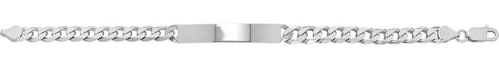 Cadeau Idéal : Gourmette Identité Argent 925 Mixte 20cm - TRS25078L8