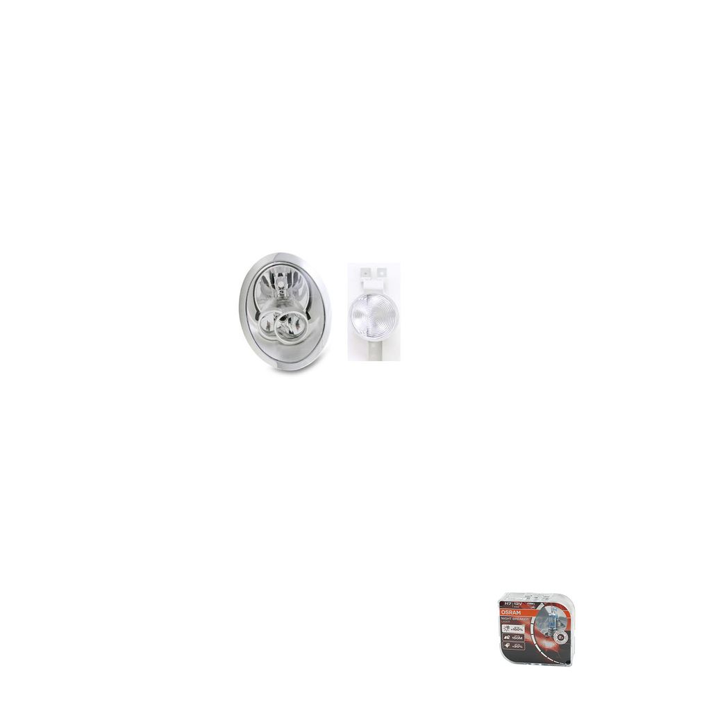 Johns, Scheinwerfer + Osram Night Breaker Laser passend für BMW Mini R50 R52 R53 Rechts 63126961346 63126930324 63126930326 63126961348 6312719873...