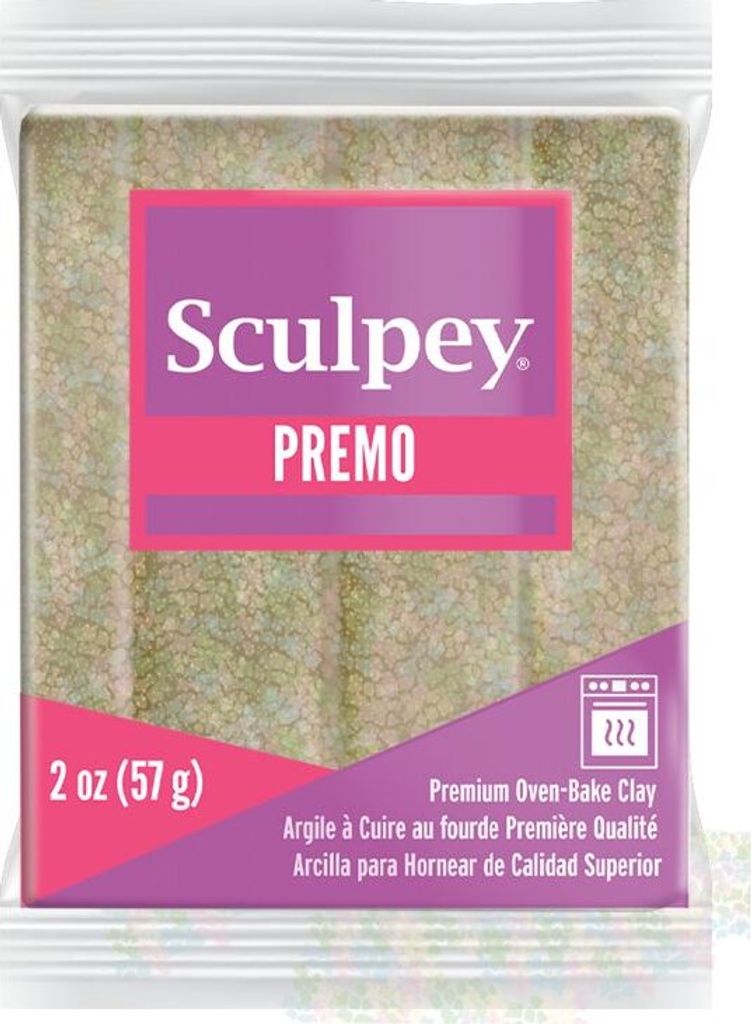 Sculpey PREMO Ofenhärtende Polymer-Modelliermasse, Farbe Opal, 57 g, 1 Stück