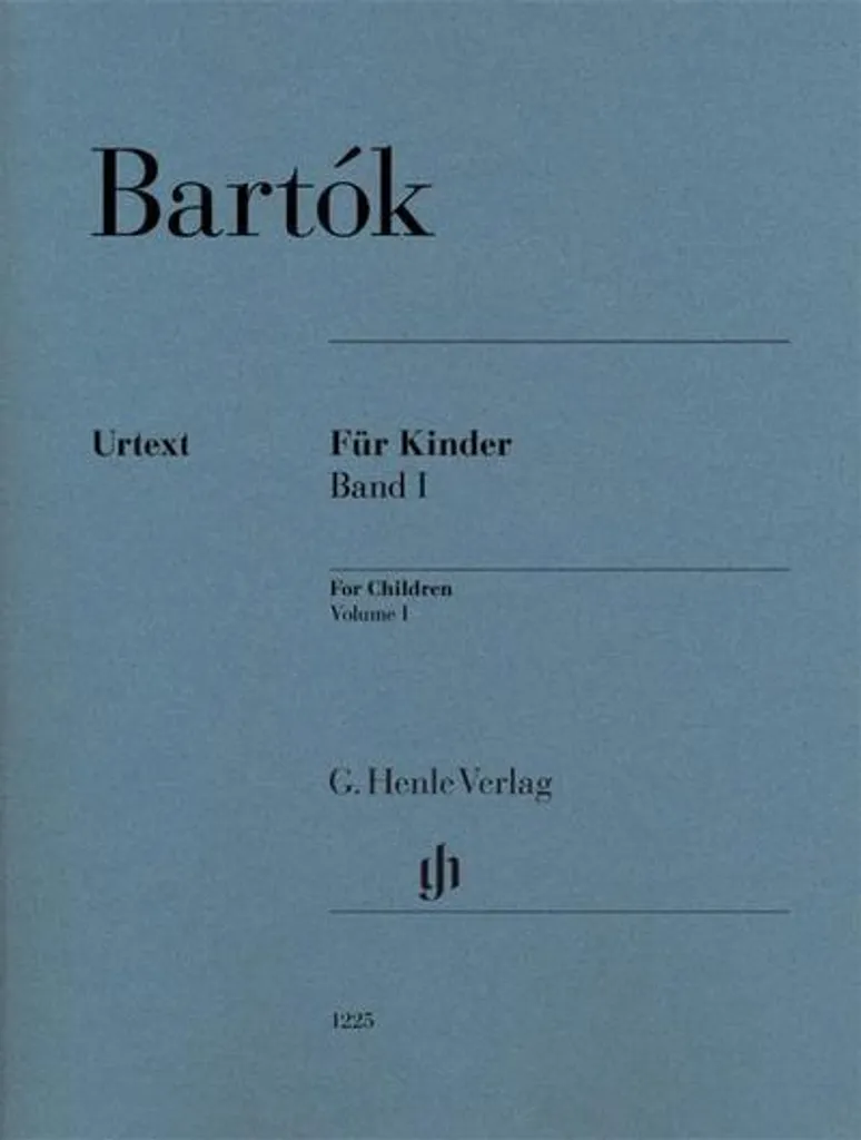 Partition For Children Volume I Béla Bartók pour Piano Débutant Solo