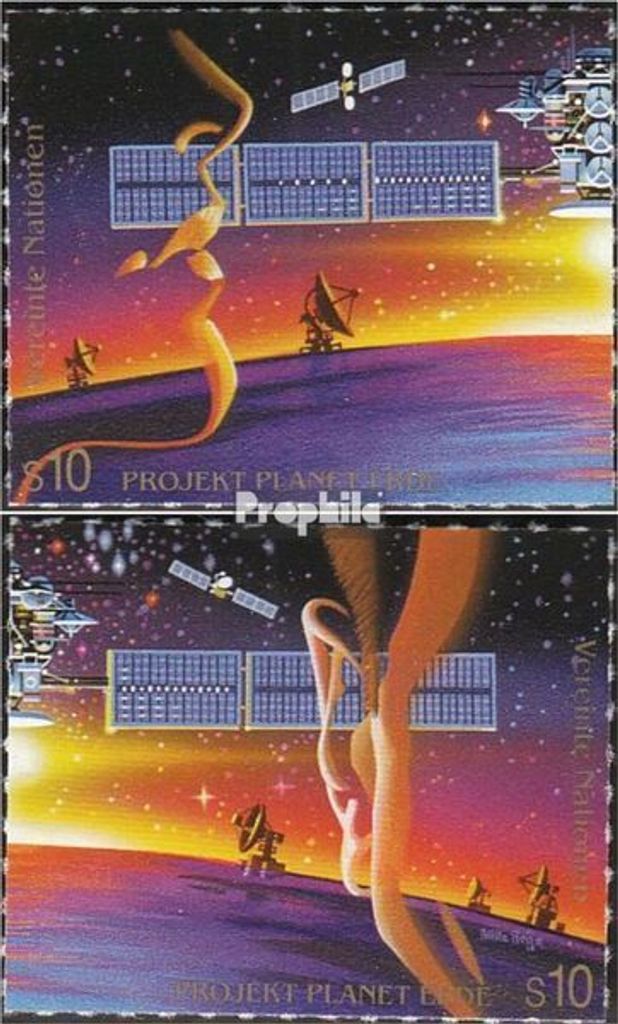 Briefmarken UNO - Wien 1992 Mi 133-134 (kompl.Ausg.) gestempelt Planet Erde