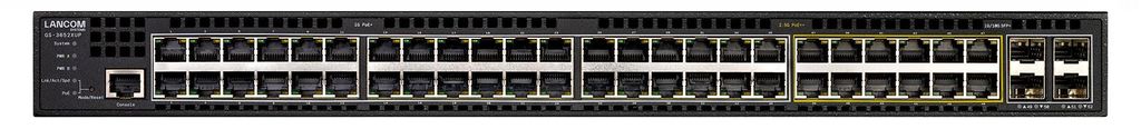 LANCOM GS-3652XUP, Managed, L3, 2.5G Ethernet (100/1000/2500), Power over Ethernet (PoE), Rack-Einbau, 1U