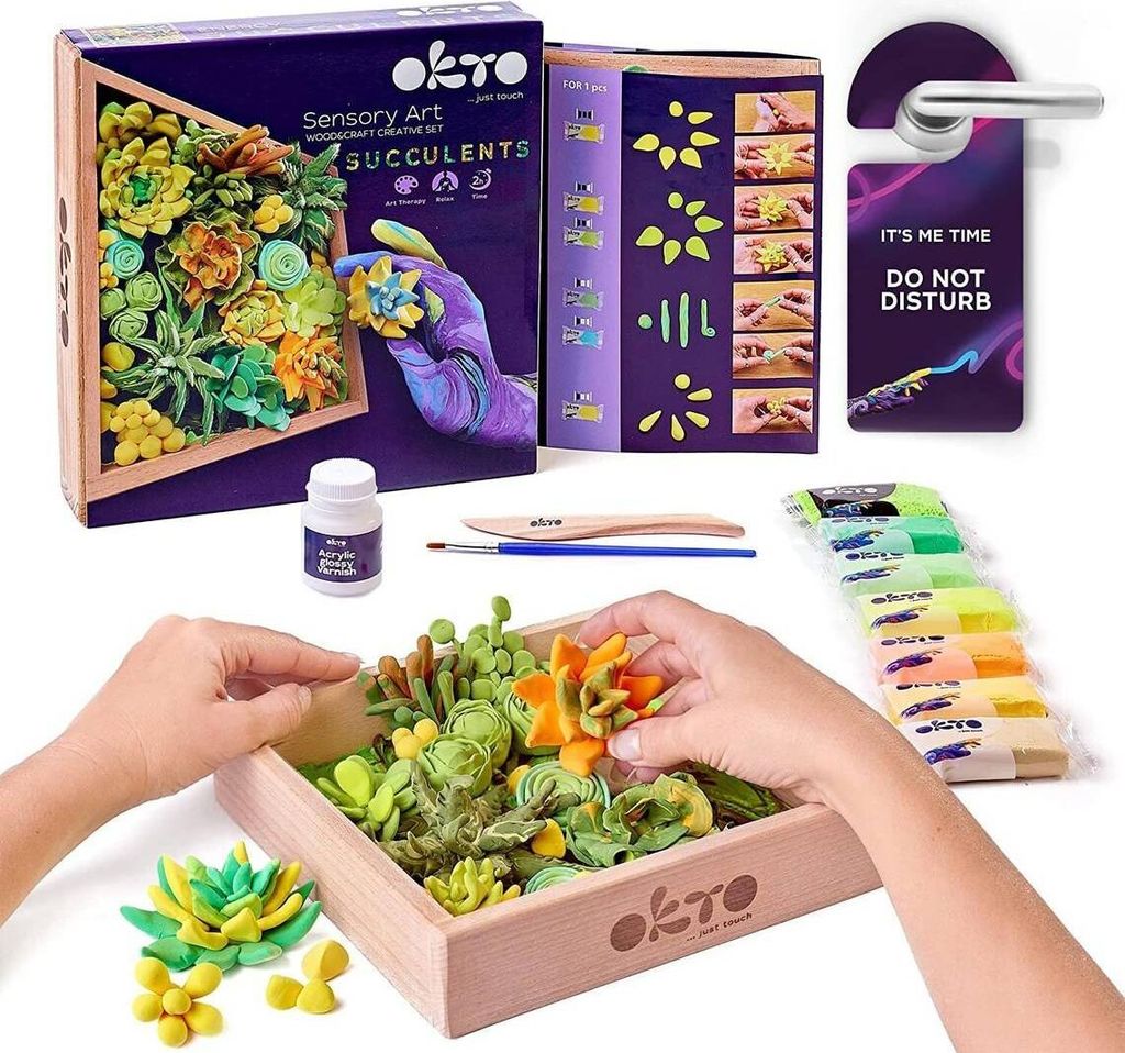 Wood&Craft DIY Succulents 21*21cm Energy 10009 Zdjęcie produktu 