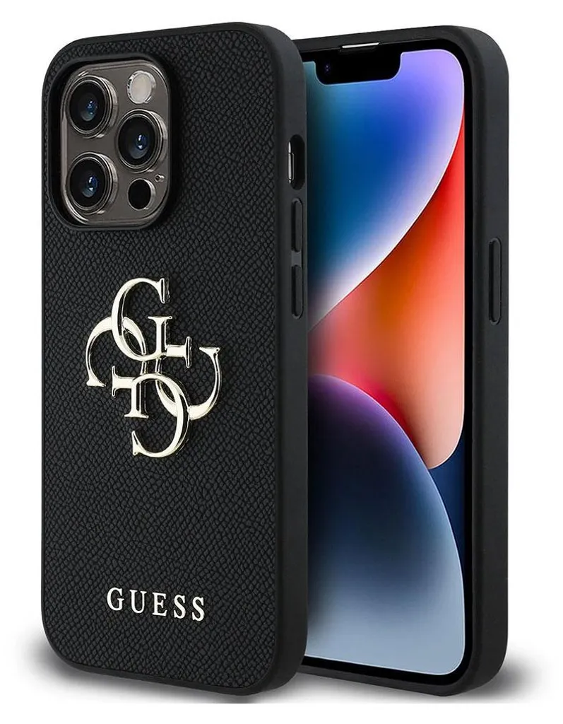 Protection iPhone 13 Pro Guess Noir pour Usage Quotidien Chic et Robuste