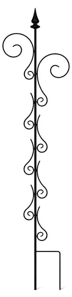 Support Plante Grimpante Métal 145 cm : Solution Stable avec Fixations - 8