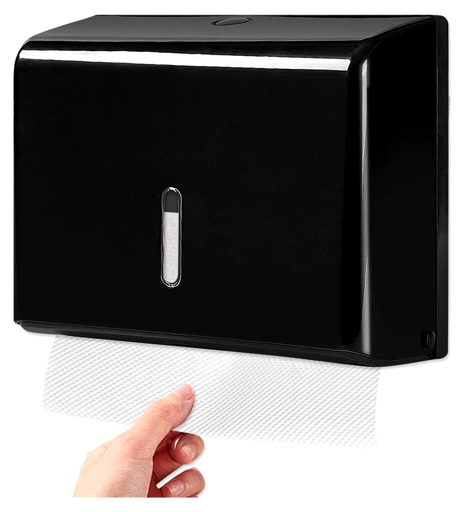Papierhandtuchspender, Handtuchspender für Papierhandtücher Wandmontage Papiertuchspender Papierhandtücher Spender Großes Fassungsvermögen, f...