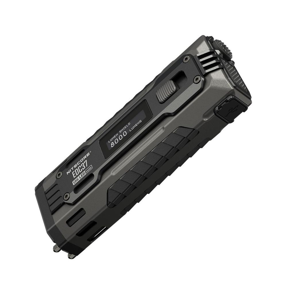 Nitecore EDC37 LED Taschenlampe 8000 Lumen - Schwarz Produktbild 
