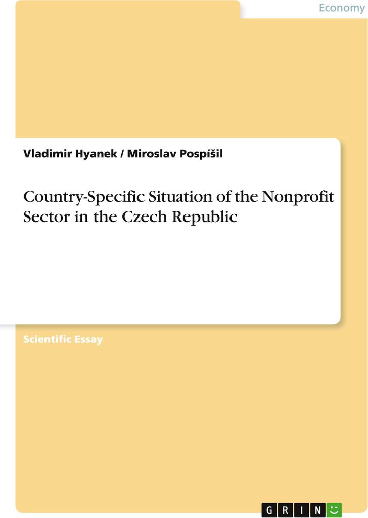 Country-Specific Situation of the Nonprofit Sector in the Czech Republic