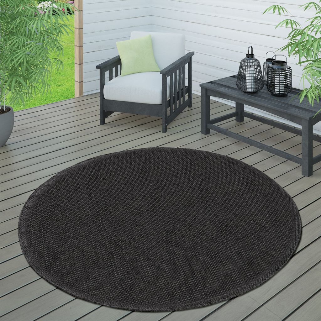 Outdoor Teppich wetterfest Garten & Terrasse flachgewebt Produktbild 