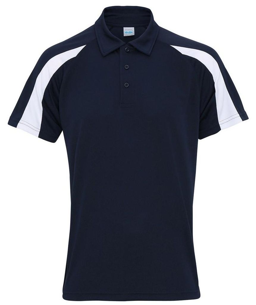 Just Cool - "Cool" Poloshirt für Herren LT4754 (L) (Dunkelblau/Arktisch Weiß)