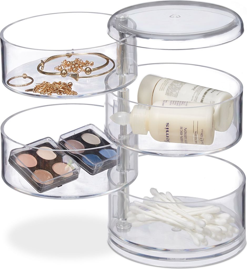 Organizzatore di accessori per il trucco 4 scomparti Immagine del prodotto 