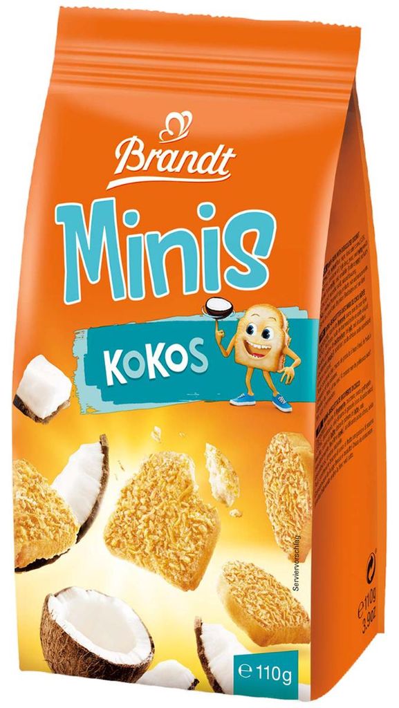 Brandt Mini Rusk al cocco 110g Immagine del prodotto 