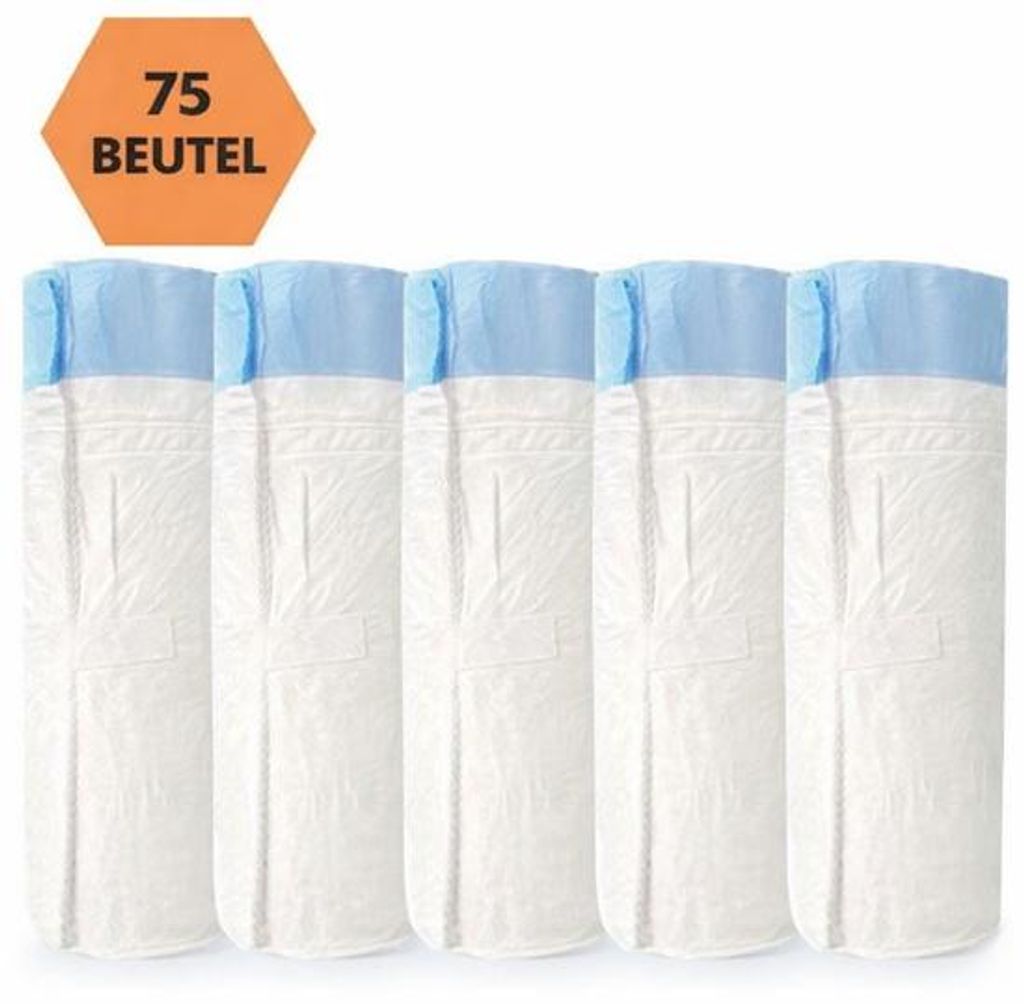 JustValue Katzentoilettenbeutel für automatische Katzenklos – 5 Rollen