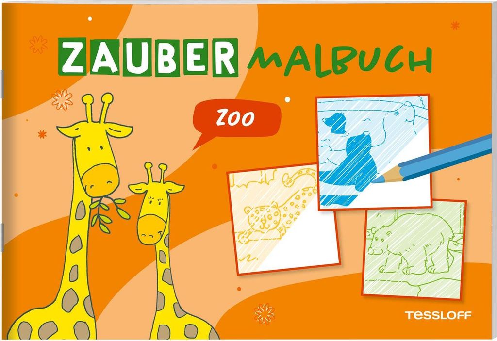Zaubermalbuch. Zoo: Mit magischen Zauberseiten (Malbücher und -blöcke)