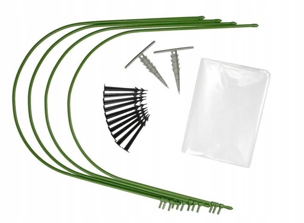 Mini Garten Gewächshaus Folie Tunnel Gartenstangen Folie Produktbild 14