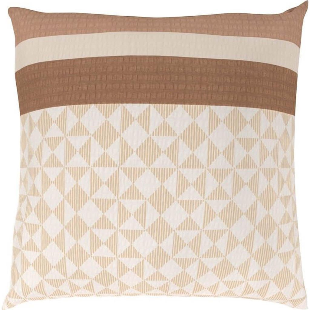 Kopfkissenbezug Krepp RHOMBIC beige
