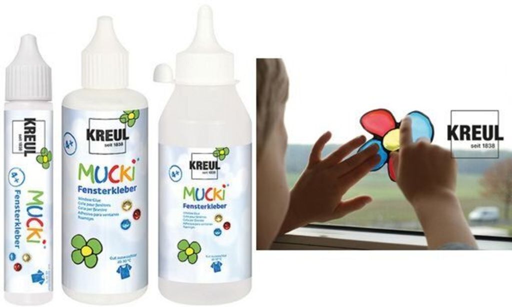 KREUL Fensterkleber "MUCKI" 250 ml Flasche Produktbild 
