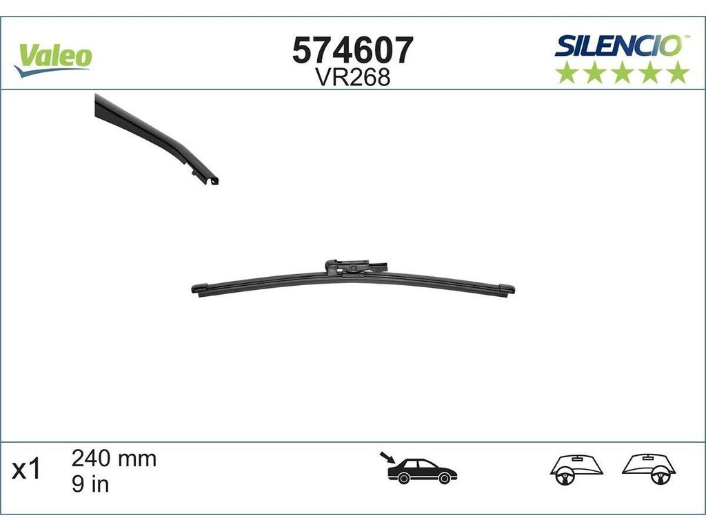 Valeo Scheibenwischer für Mercedes A-Klasse C-Klasse