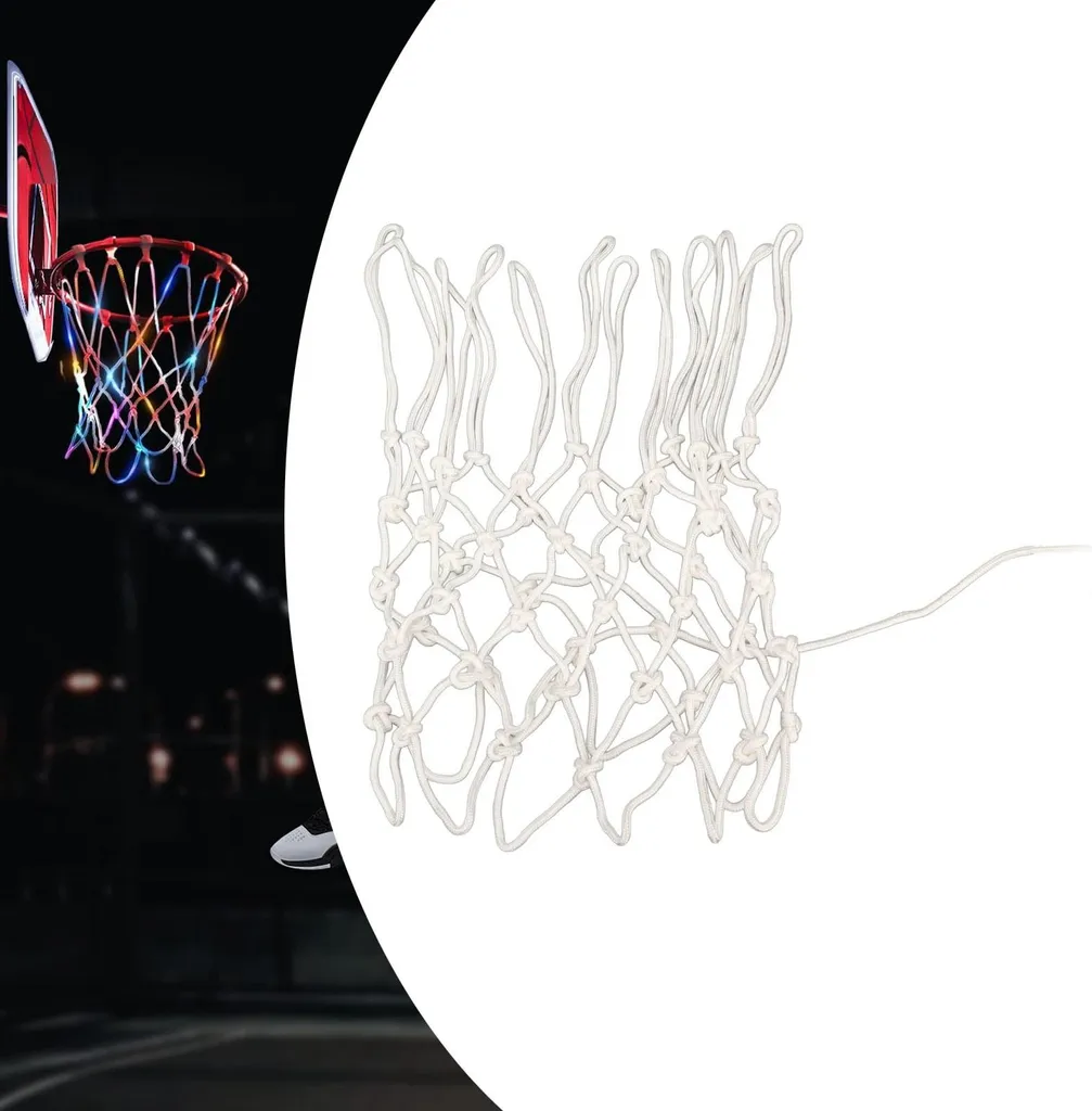 Filet de basket LED multicolore et télécommandé pour extérieur étanche IP65