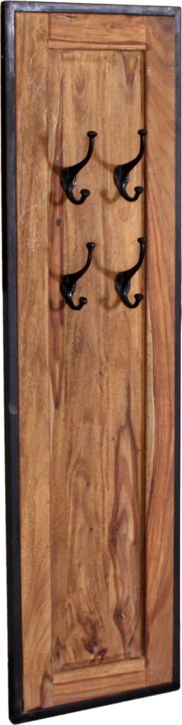 SIT Möbel Wandgarderobe | 4 Doppel-Haken | Akazie natur | Produktbild 