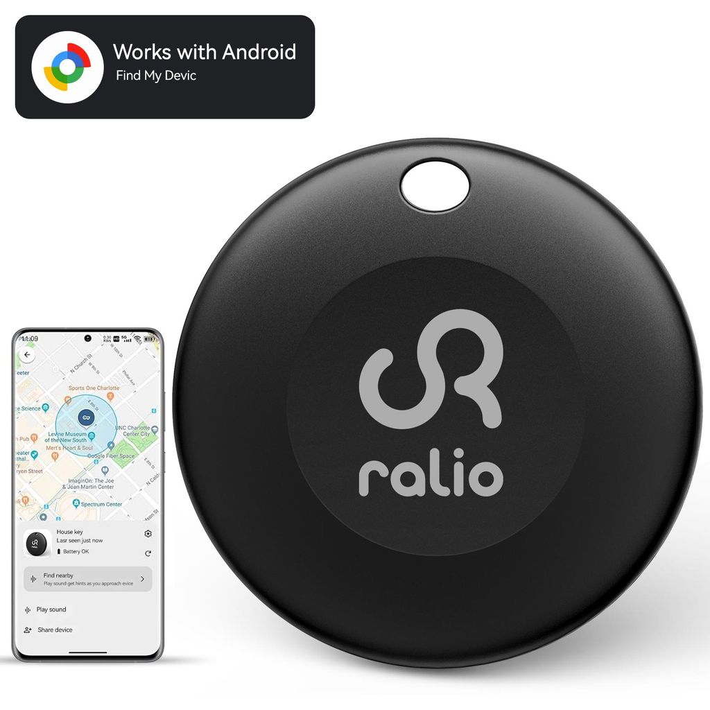 Ralio Bluetooth Tracker voor Android, Werkt met Google Find Productafbeelding 