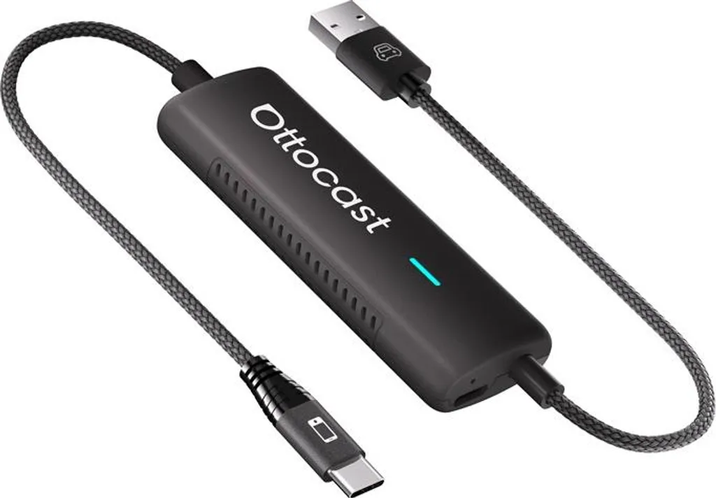 Adaptateur sans fil CarPlay et Android Auto avec fonction Mirroring