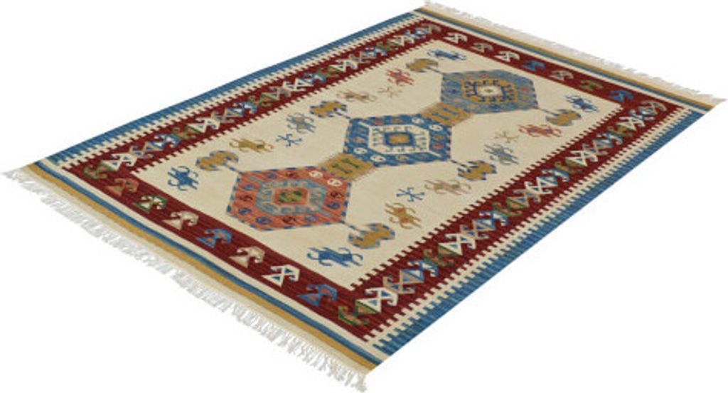 Kelim classic AK-05 cream (75x125 cm)