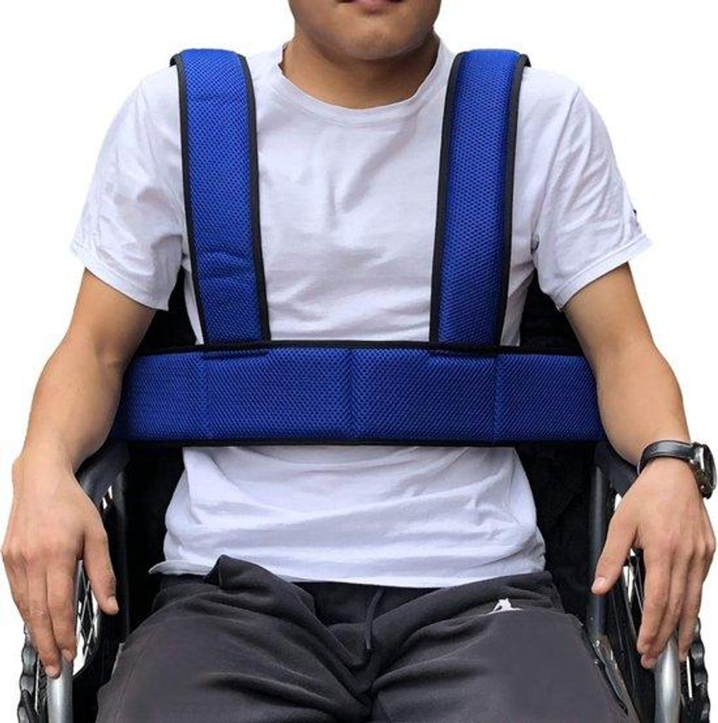 Ceinture de sécurité large de luxe pour fauteuil roulant - Image du produit 