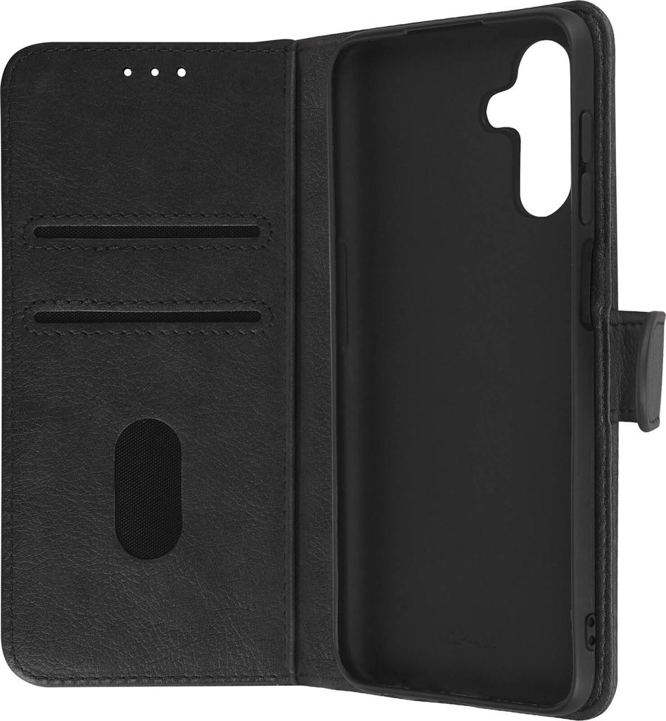 Avizar, Etui Kunstleder mit Standfunktion für Samsung Galaxy A13 5G / A04s, Schwarz