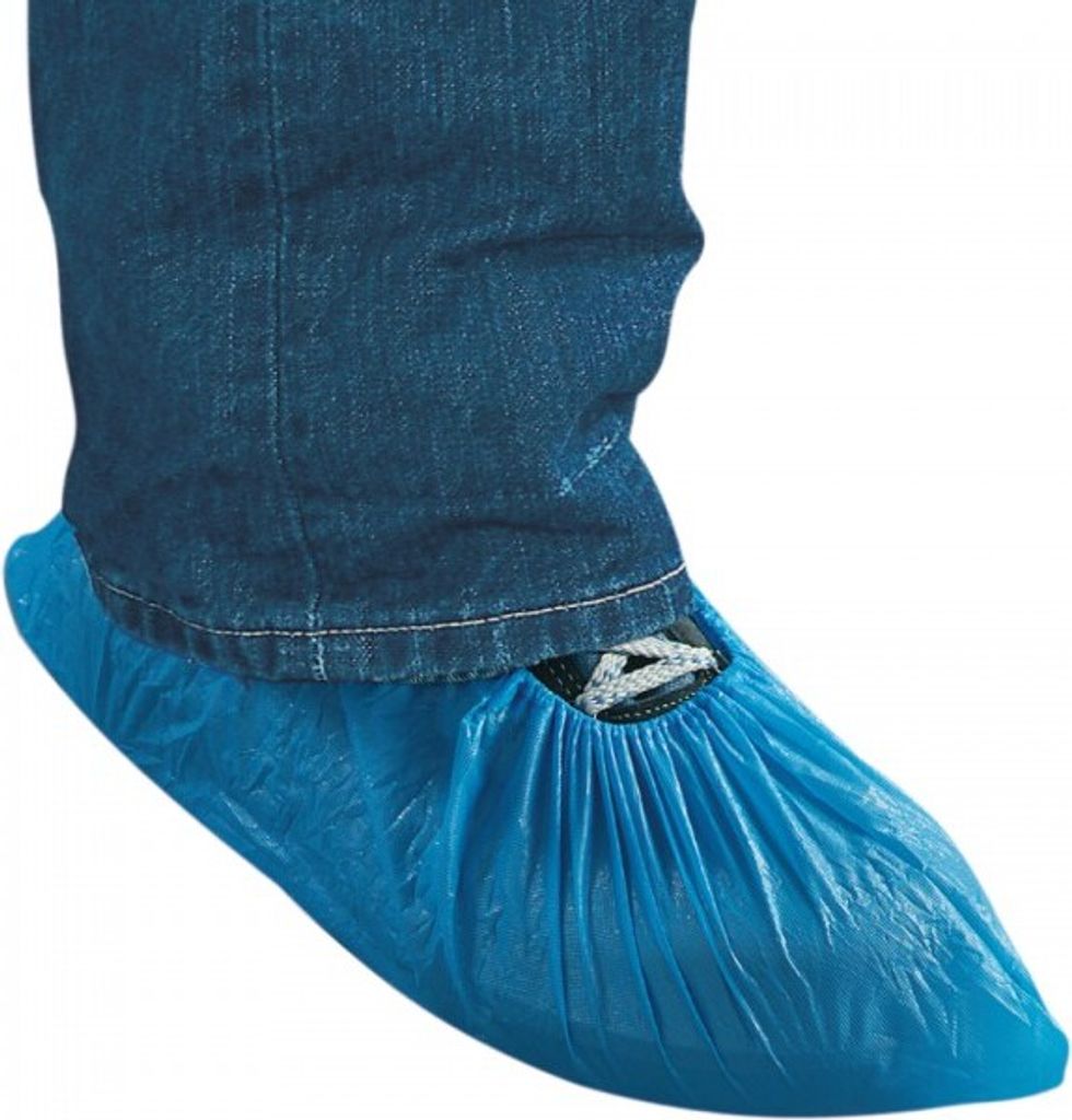 Einweg-Schuhschutz Basic Light, blau, Polyethylen, Universalgröße, 100/VE