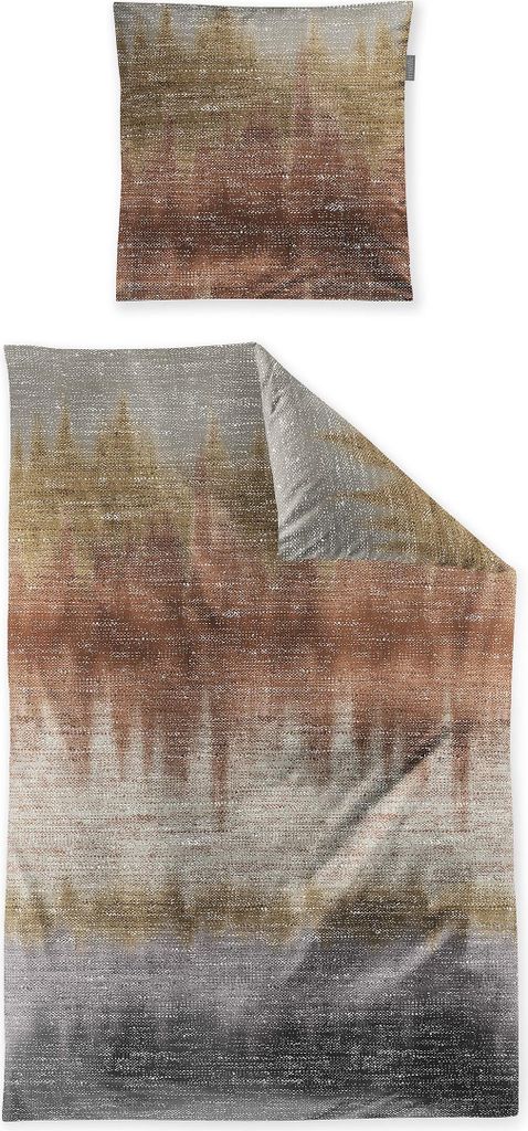 Irisette Edel-Feinbiber Bettwäsche-Garnitur Koala 8546 Farbe kupfer 140x200+70x90cm