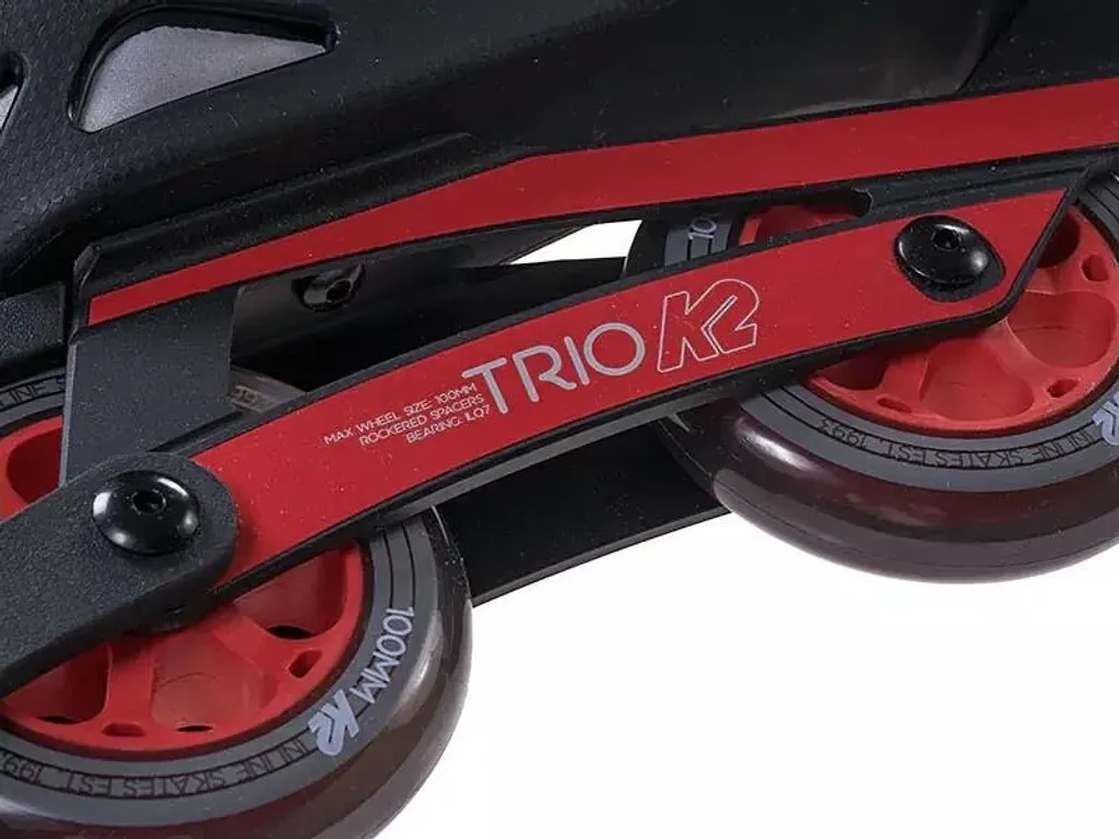 Rollers K2 TRIO LT 100 avec Platine Aluminium et Softboot - Taille 42 - 4