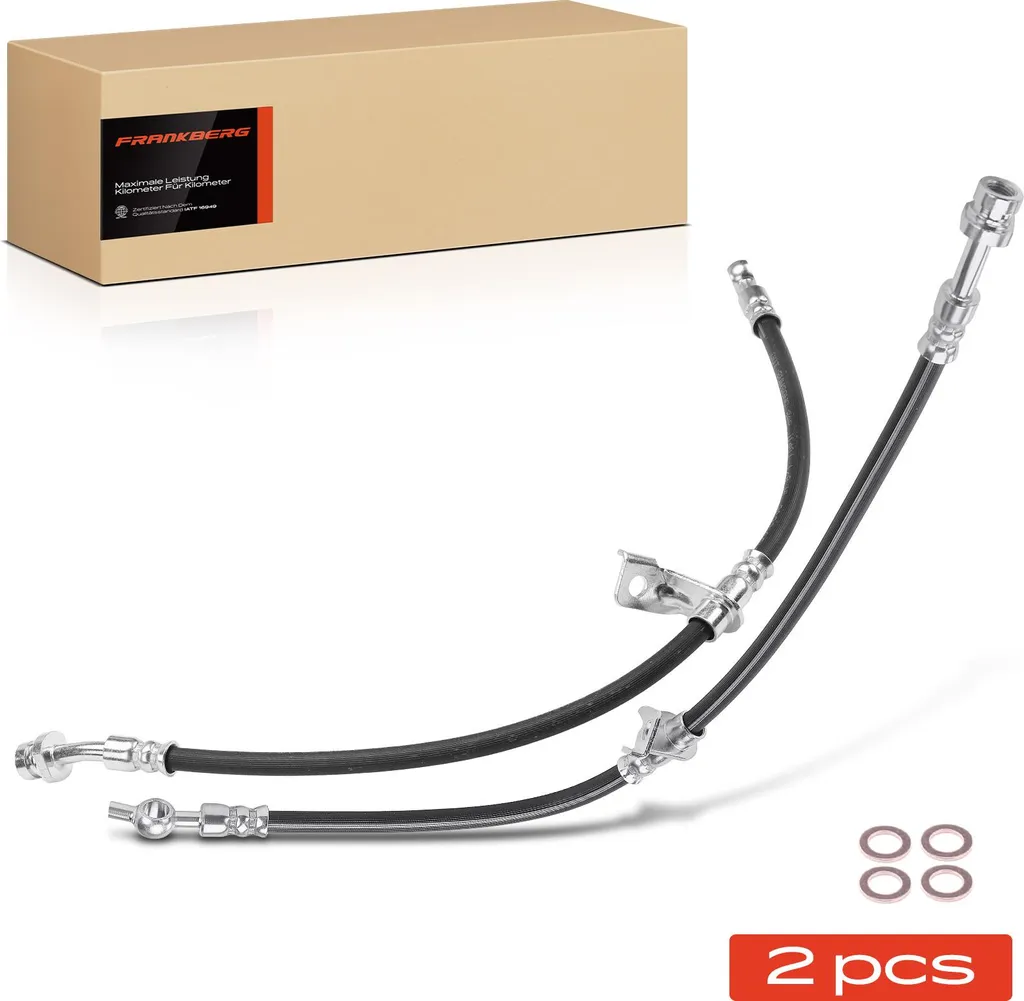 Lot de 2 Flexibles de Frein Avant pour Révision KIA Soul II 2014-2019