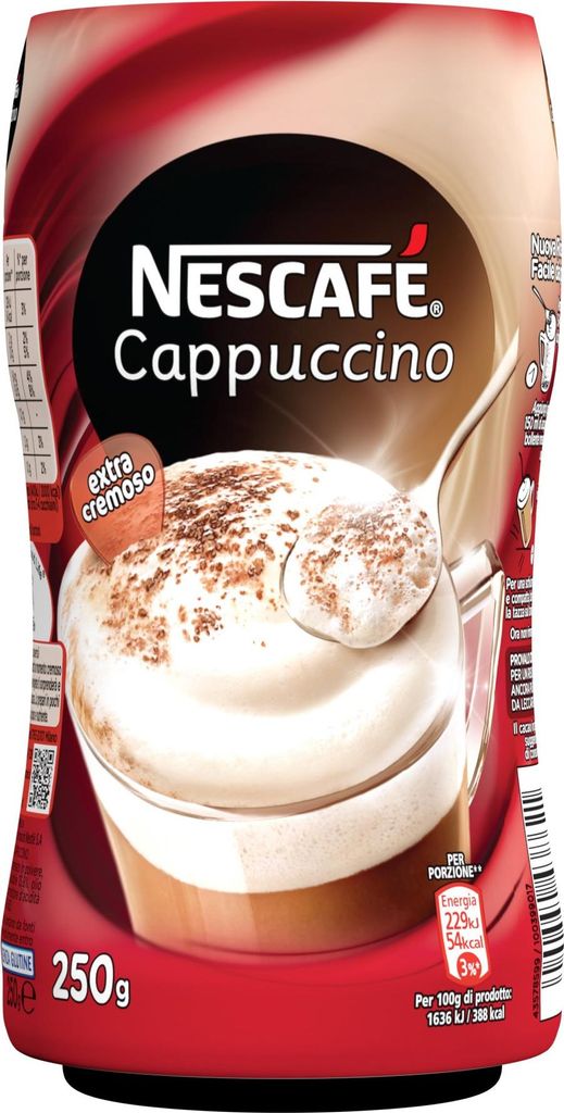 3x NESCAFE Cappuccino Instant Kaffee kaffeemilch Pulverkaffee 250 g