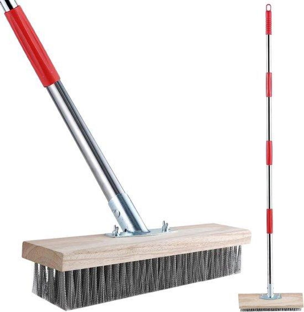 Gartenschlauch mit Teleskopstange(145cm) - Unkraut Mos Hartnäckige Flecken - Terrassen Pflanzenschlauch