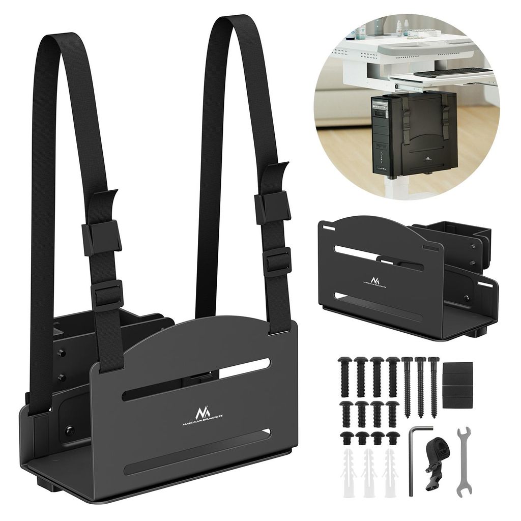 Maclean CPU-Halter Bereich 122-212mm max. Belastung 10kg schwarz MC-116 B