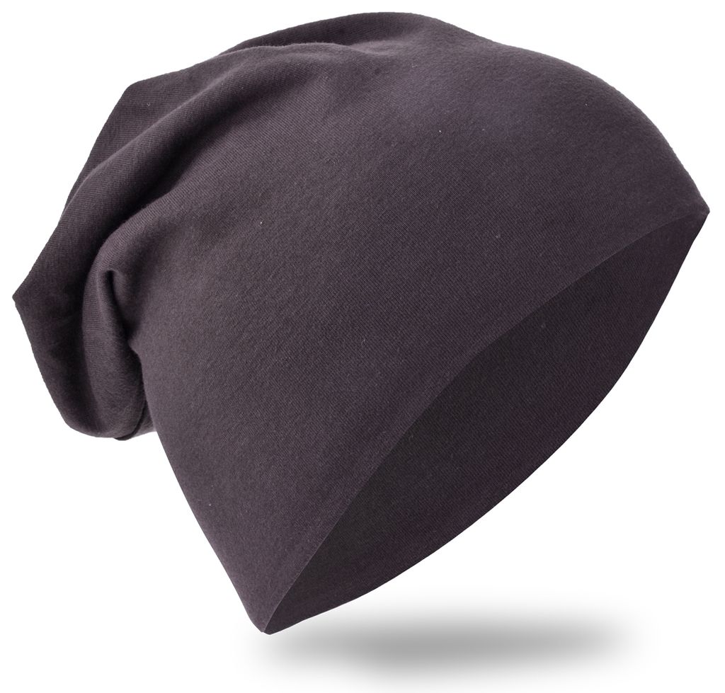 Kinder Beanie Unifarbe Sattelbraun M