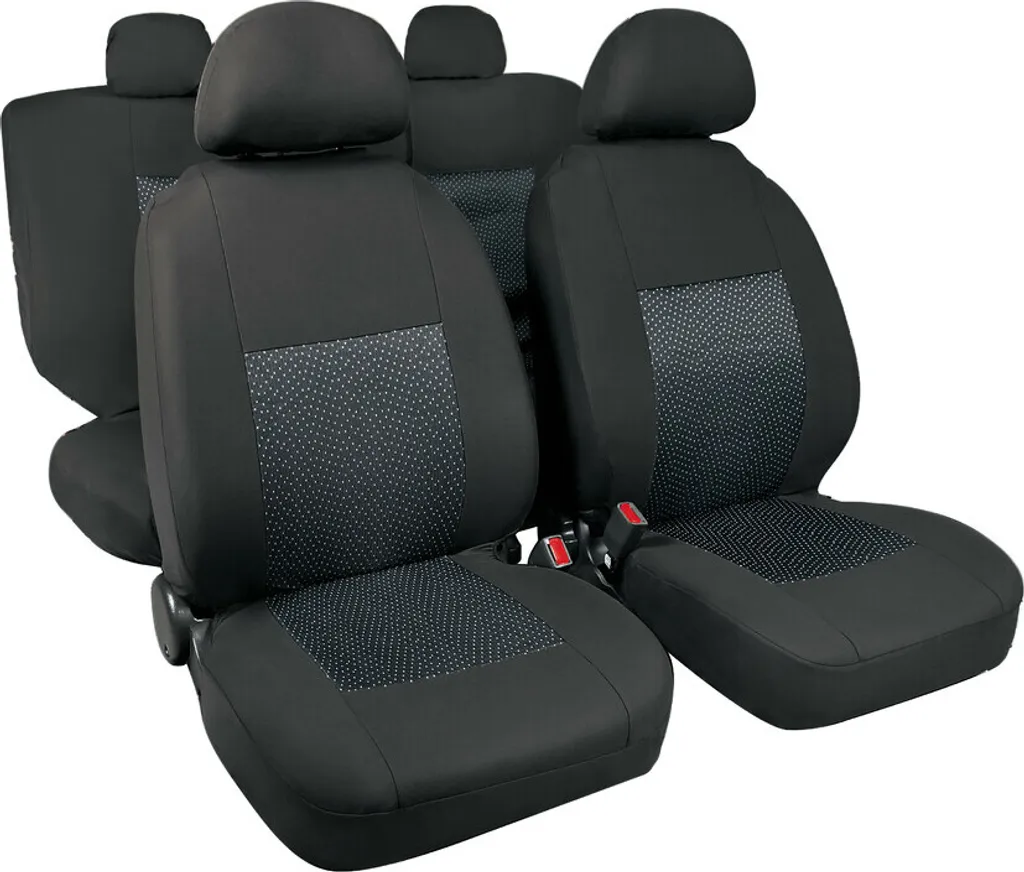 Set di coprisedili universali per auto Lampa Star Line Jacquard antracite