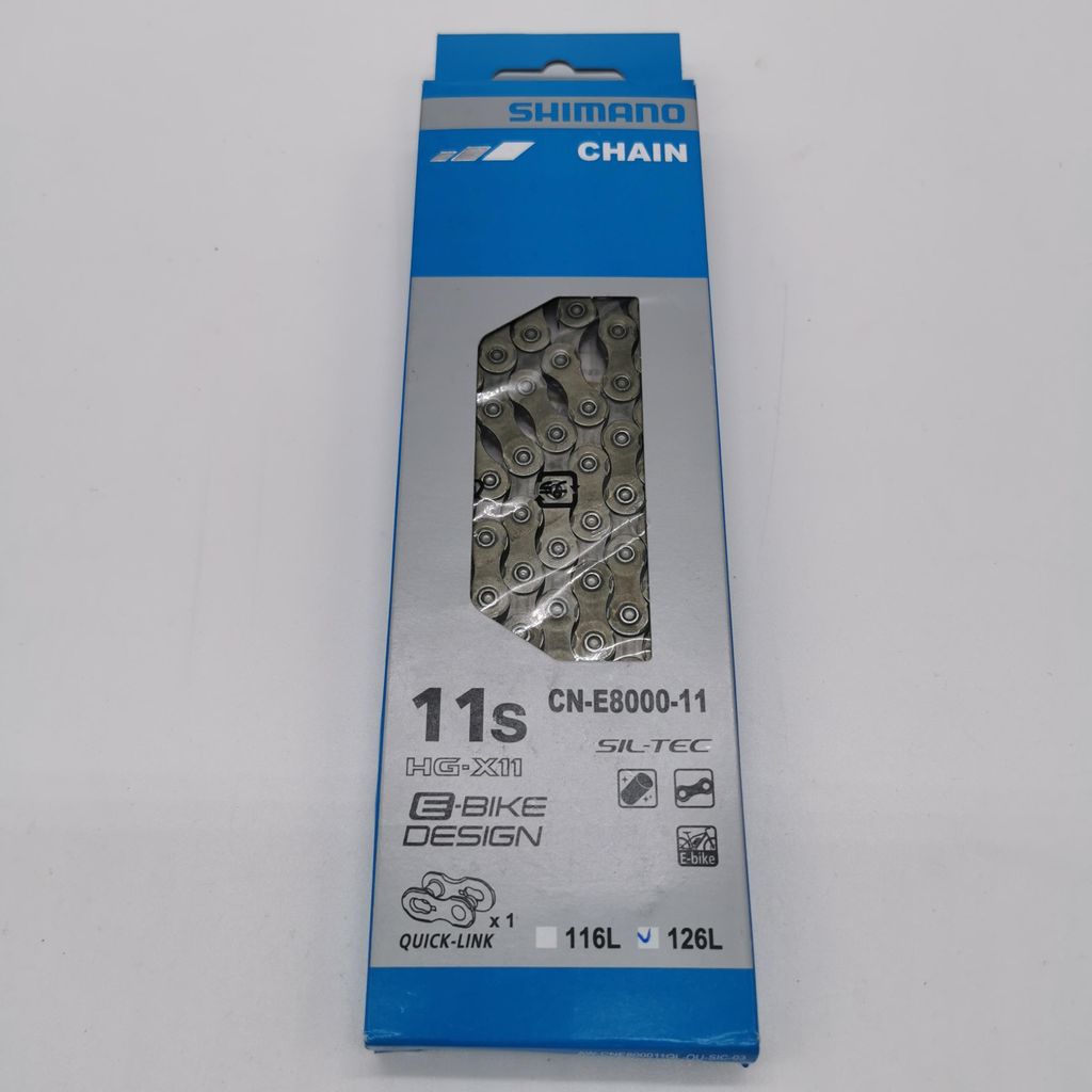 Shimano CN-E8000-11, Fahrradkette, Schwarz, 257 g Produktbild 