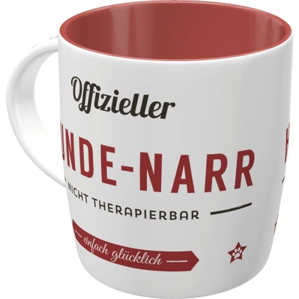 Nostalgic-Art - Kaffeetasse - PfotenSchild - Hunde-Narr