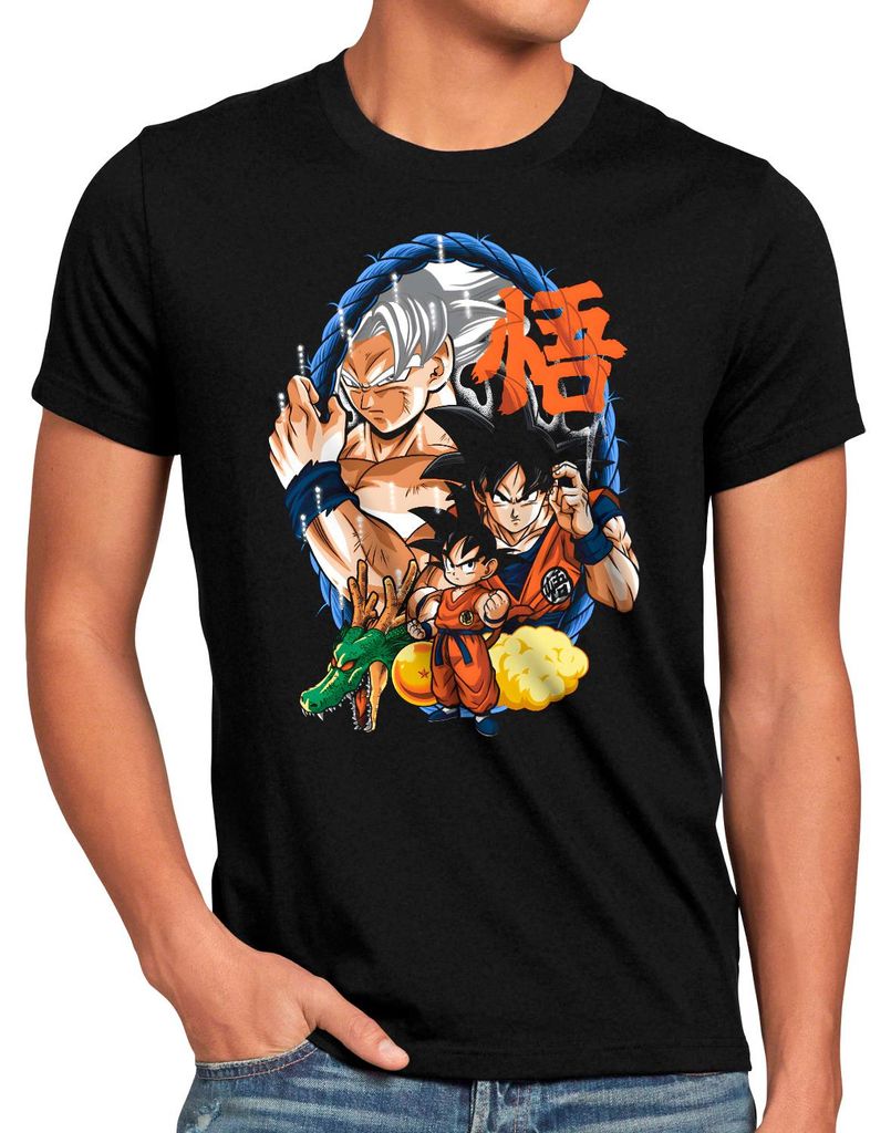 style3 Saiyan Evolution Herren T-Shirt super dragon saiyan Produktbild 
