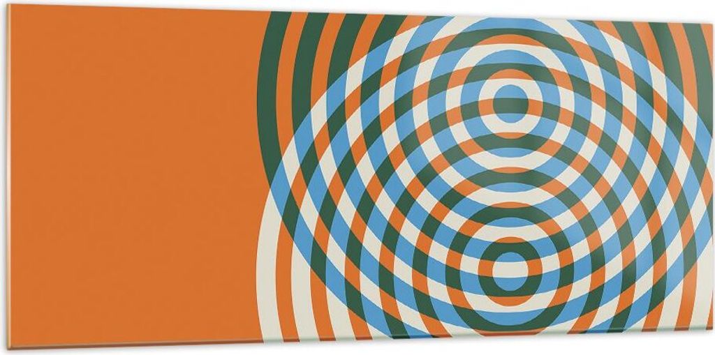 Bilder auf glas - Einteilig - Abstraktion Modern Kreise - Produktbild 