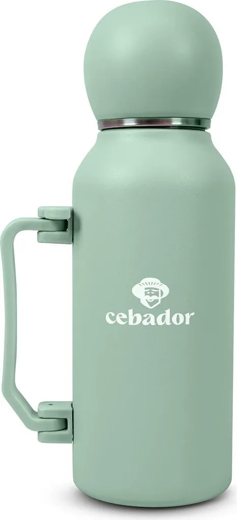 Thermos da Trekking 1.3L Cebador YerbaGo per Yerba Mate Verde Pistacchio