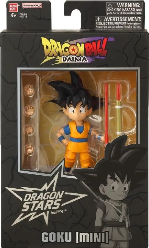 Décoration bureau figurine Goku articulée 7 cm avec accessoires inclus